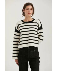 Crescent Olivia Stripe Sweater
